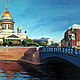  Синий мост, Картины, Санкт-Петербург,  Фото №1