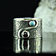 925 sterling silver ring in ethnic style with turquoise and garnet RO0013, Rings, Yerevan,  Фото №1