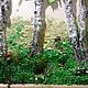 пано березовая роща из полимерной глины, Картины, Москва,  Фото №1