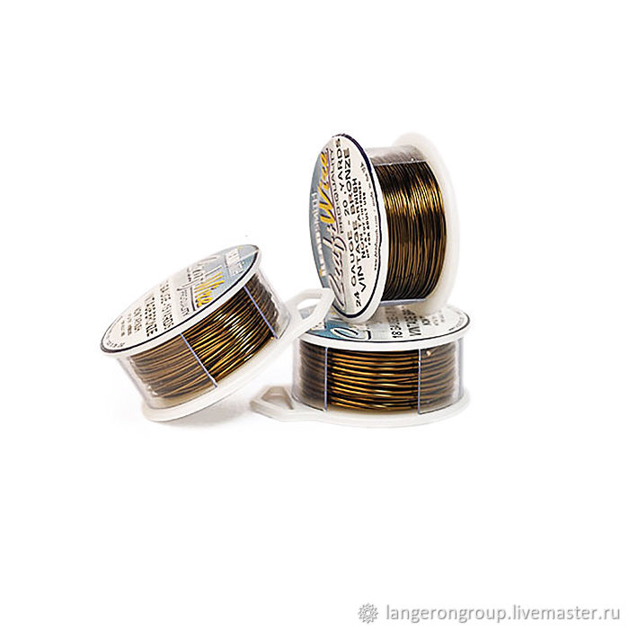 Проволока винтажная бронзовая квадратного сечения купить в интернет ...