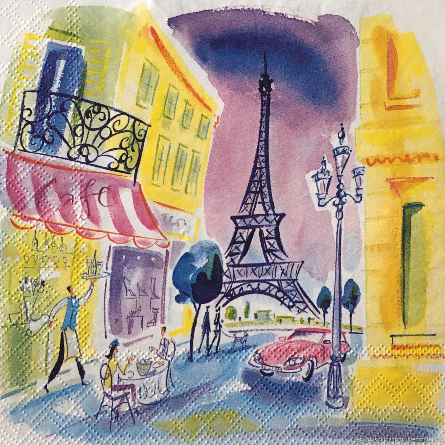 Париж иллюстрации