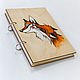 Order Notepad 22x22sm "Cute Foxs". EVAG. Livemaster. . Sketchbooks Фото №3