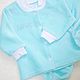 Suit velour 'Cat' turquoise. Baby Clothing Sets. studiya-amika-baby. Online shopping on My Livemaster.  Фото №2