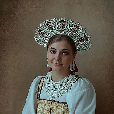 Материалы для творчества ручной работы. Ярмарка Мастеров - ручная работа Набор 3 шт.Дробница (№1) , для венца ,девичьей повязки 25-27 мм. Handmade.