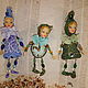 Christmas tree toy elf, watch, Interior doll, Moscow,  Фото №1