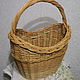 Basket wicker oval with handle of willow vines. Basket. Elena Shitova - basket weaving. My Livemaster. Фото №6