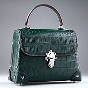 Сумки и аксессуары handmade. Livemaster - original item Women`s bag made of genuine Siamese crocodile leather IMA0607VG4. Handmade.