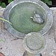 Поилка на подставке для птиц из бетона Античный камень. Кормушки для птиц. A Z O V   G A R D E N. Ярмарка Мастеров.  Фото №6