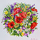 "Цветы на Троицу" картина с полевыми цветами, Картины, Симферополь,  Фото №1