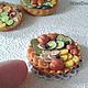 Order For fruit tarts Dollhouse miniatures Food for dolls. MiniDom (Irina). Livemaster. . Doll food Фото №3