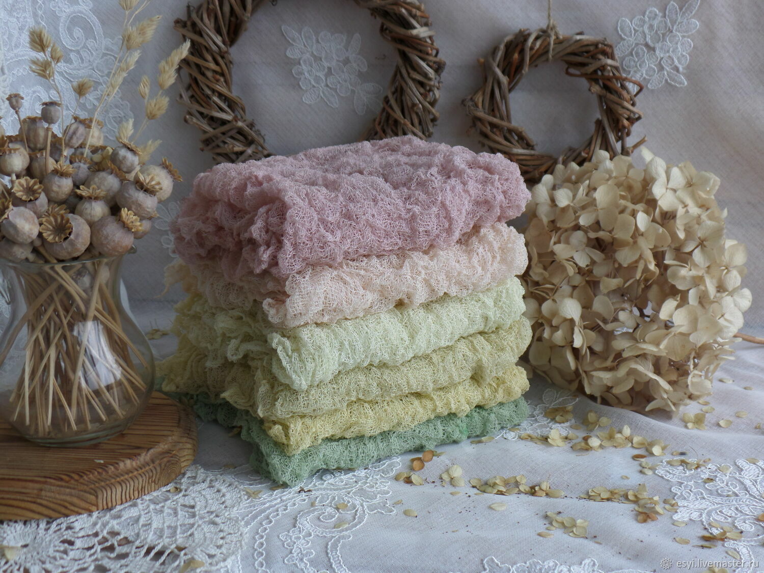 Марлевые раннеры для фотосессий, фудфото – купить на Ярмарке Мастеров ...