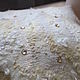Interior Creamy Pillow. Pillow. silk wool. My Livemaster. Фото №4