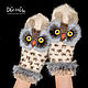 Owl mittens brown, Mittens, Moscow,  Фото №1