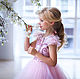 Dress is made of tulle prom floor girl's Pink blossom. Dresses. Shanetka. Ярмарка Мастеров.  Фото №6