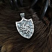 Украшения handmade. Livemaster - original item Shield with the symbol of The family in the sun. Handmade.