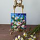 Oil painting of Chamomile! miniature, flowers, Pictures, Belaya Kalitva,  Фото №1