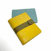 Канцелярские товары handmade. Livemaster - original item Notebook on rings made of genuine leather A5. Handmade.