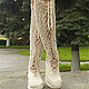 Order Summer boots ' Katrin'. KnittedBoots. Livemaster. . High Boots Фото №3