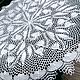 Decorative napkins: Tablecloth ' Snowdrops ', Doilies, Vologda,  Фото №1