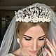 Wedding crown and earrings . Tiara for the bride ' For her '. Bridal Tiara. darina-lb. My Livemaster. Фото №4