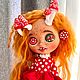 Блайз с брекетами и зубками+ 5 пупсов мухоморов. Кукла Кастом. Куклы Блайз Москва. Ярмарка Мастеров.  Фото №4
