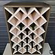 Rack 'Sota' for 25 bottles of wine and champagne framed, Shelving, Moscow,  Фото №1