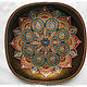 Тарелка декоративная  «Медный цветок », Тарелки, Сухой Лог,  Фото №1