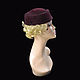 Order Bordeaux Pill hat. Novozhilova Hats. Livemaster. . Hats1 Фото №3