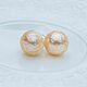 ' Nectar ' poussettes with natural pearls. Stud earrings. luxuryclub. My Livemaster. Фото №5