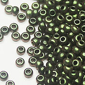 Материалы для творчества handmade. Livemaster - original item Czech beads 10/0 Olive metallic 94103 10 g Preciosa. Handmade.
