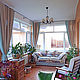 Curtains for the winter garden with blue piping, Curtains, Moscow,  Фото №1