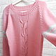 Джемпер женский вязаный с косами из шерсти. Джемперы. Sweater Star Вязание на заказ.. Интернет-магазин Ярмарка Мастеров.  Фото №2