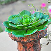 Цветы и флористика handmade. Livemaster - original item Flowerpot with artificial plant composition for home and garden. Handmade.