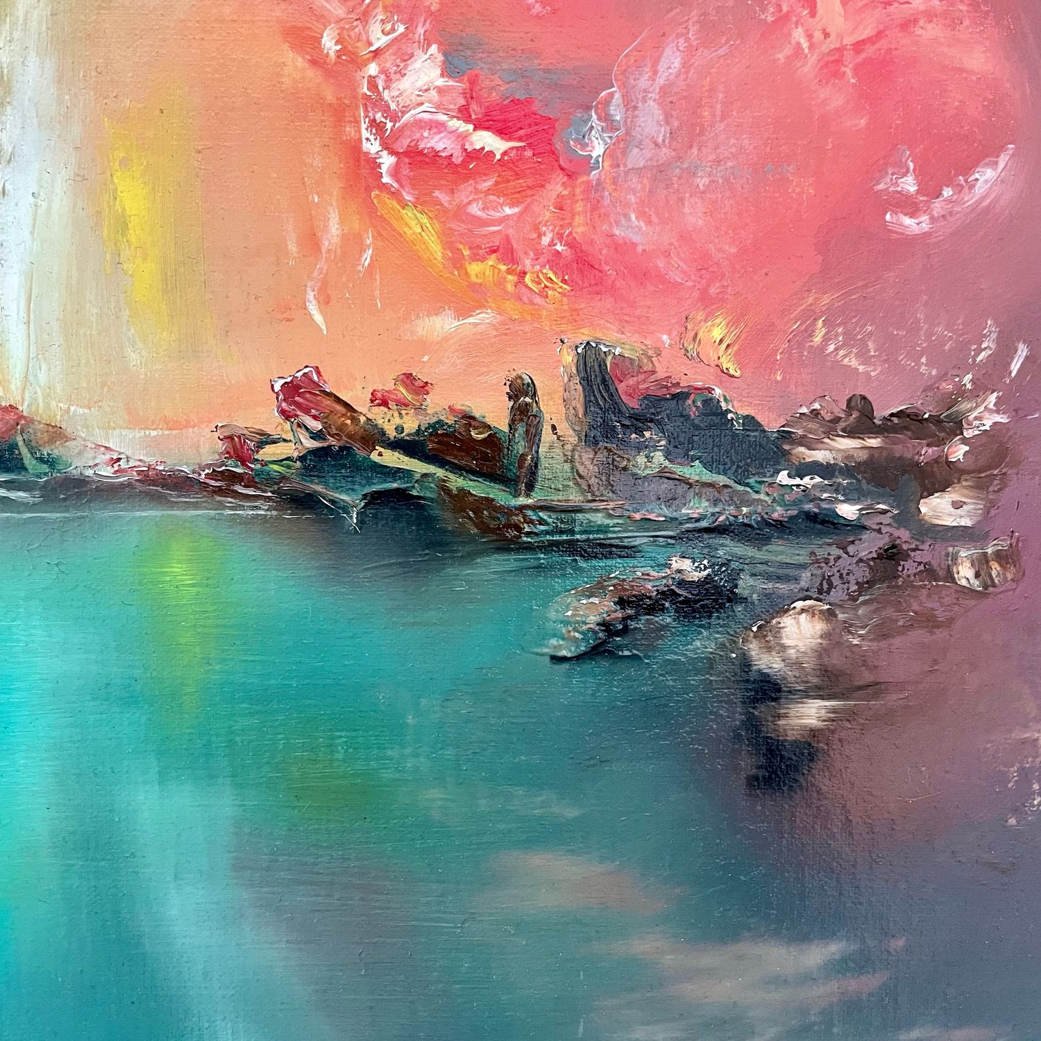 Картина маслом на холсте «Рождение света» в интернет-магазине Ярмарка ...