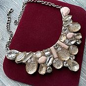 Винтаж handmade. Livemaster - original item Bib necklace from Cara. Handmade.
