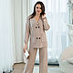 Order The Virginia suit is beige. Designer clothing Olesya Masyutina. Livemaster. . Suits Фото №3