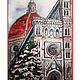  Рождество во Флоренции. Санта-Мария-Дель-Фьоре, Картины, Москва,  Фото №1