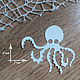 !La tala para scrapbooking. Alegre PULPO, diz cartón, Scrapbooking cuttings, Mytishchi,  Фото №1