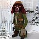 Бретонский эпаньоль- охотничий пёс.Войлочная интерьерная игрушка. Войлочная игрушка. Svetlana Vlasova felting. Ярмарка Мастеров.  Фото №6
