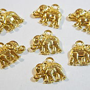Материалы для творчества handmade. Livemaster - original item Elephant pendant for jewelry, bracelet, pendant. pcs. Handmade.