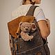 Мишка Тедди компаньон в рюкзачок. Мишки Тедди. Ирина (Family bear). Ярмарка Мастеров.  Фото №4
