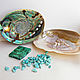 Fish brooch. Turquoise, Malachite, Mother Of Pearl. Handmade. Brooches. ARIEL - MOSAIC. My Livemaster. Фото №5