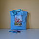 Blue bag comfortable textile shopper with fairy, Shopper, Mytishchi,  Фото №1