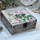 Order Box in retro style roses decoupage solid wood. Studio Villa-Oliva. Livemaster. . Box Фото №3