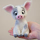 Felted toy Pig. Felted Toy. Felt toy fromKristina Antropova. My Livemaster. Фото №5