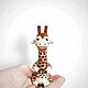 Жираф  игрушка из шерсти ручной работы, Войлочная игрушка, Нижний Новгород,  Фото №1
