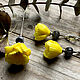  Желтые тюльпаны. Комплекты украшений. Nina-beads (Ninabeads). Ярмарка Мастеров.  Фото №6