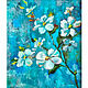 Painting white flowers blooming apple tree oil, Pictures, Ekaterinburg,  Фото №1