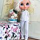 Кукла блайз кастом custom Blythe натуральные локоны. Шарнирная кукла. Мастерская подарков Елены Смирновой. Ярмарка Мастеров.  Фото №10