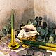 ДОМ ПОЛНАЯ ЧАША свеча- программа на деньги. Ритуальная свеча. Четыре стихии (4stihii-magic). Ярмарка Мастеров.  Фото №6